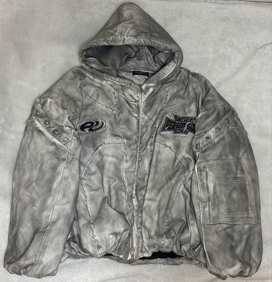 person soul ハンドブラッシュダーティーコットンコート