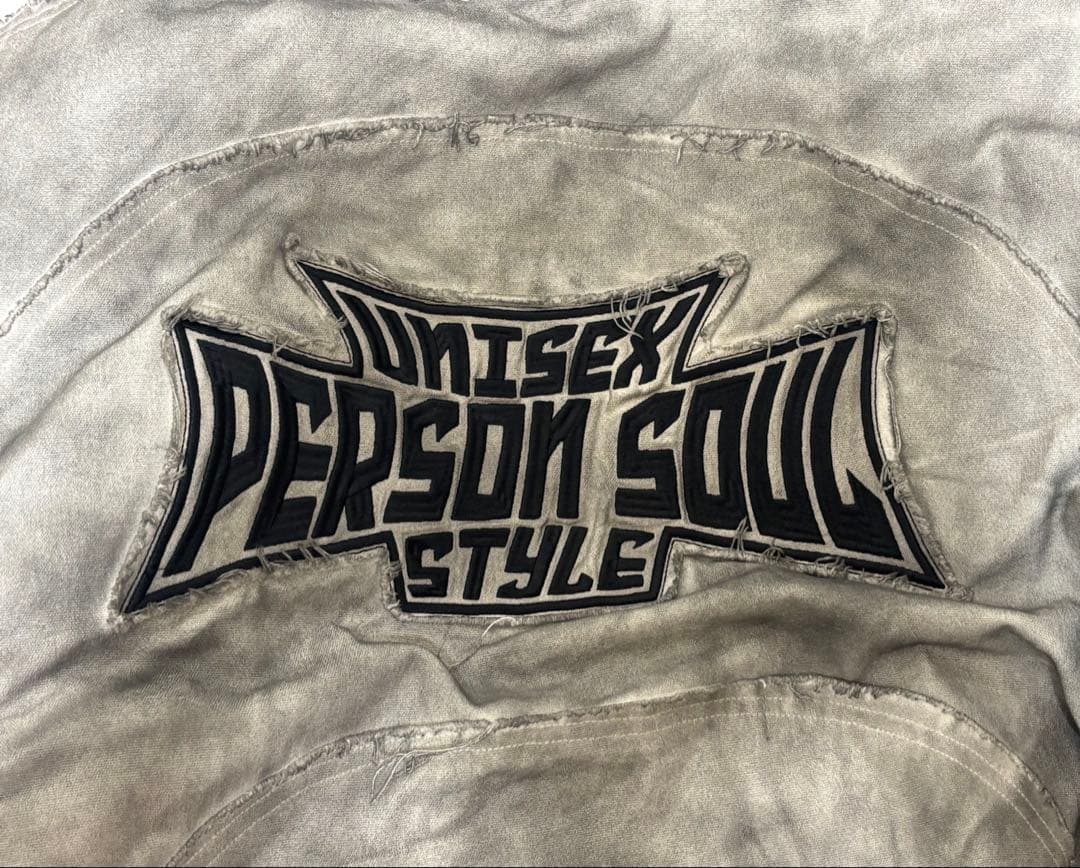 person soul ハンドブラッシュダーティーコットンコート