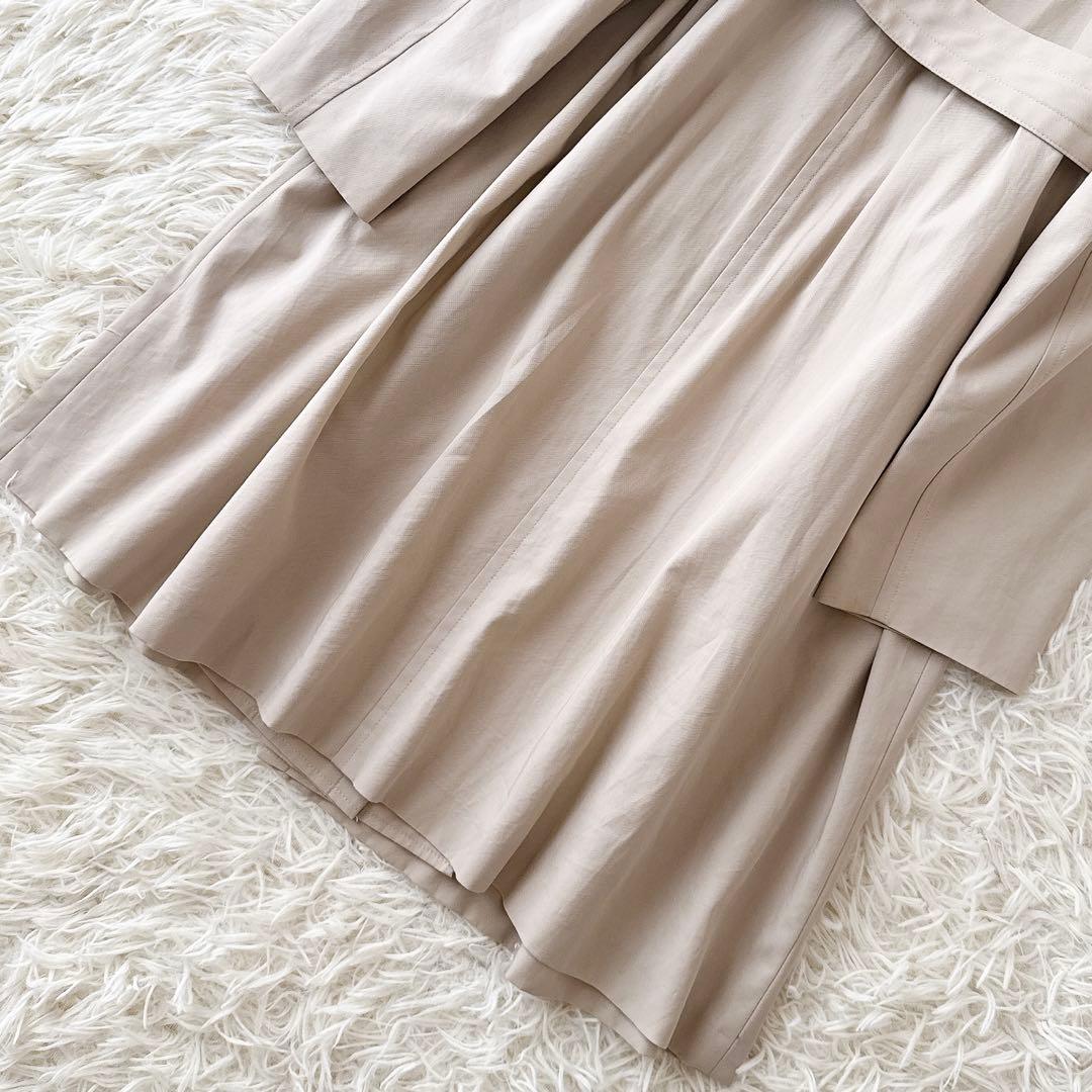 ブルーレーベルクレストブリッジ✨トレンチコート ガウンコート ベルト ベージュ