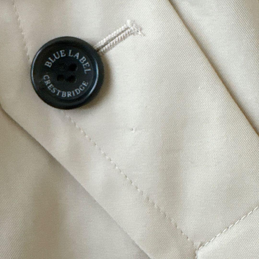 ブルーレーベルクレストブリッジ✨トレンチコート ガウンコート ベルト ベージュ