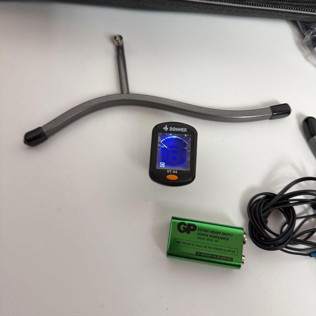 1度だけ試奏　Donner HUSH-I トラベル・サイレントギター ドナー