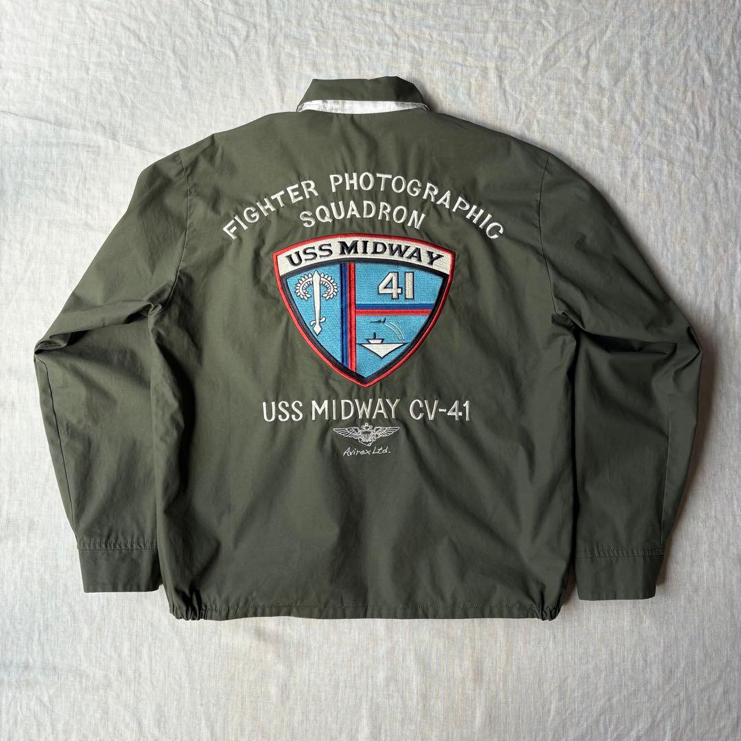 美品 AVIREX アヴィレックス リバーシブル スーべニアジャケット XL