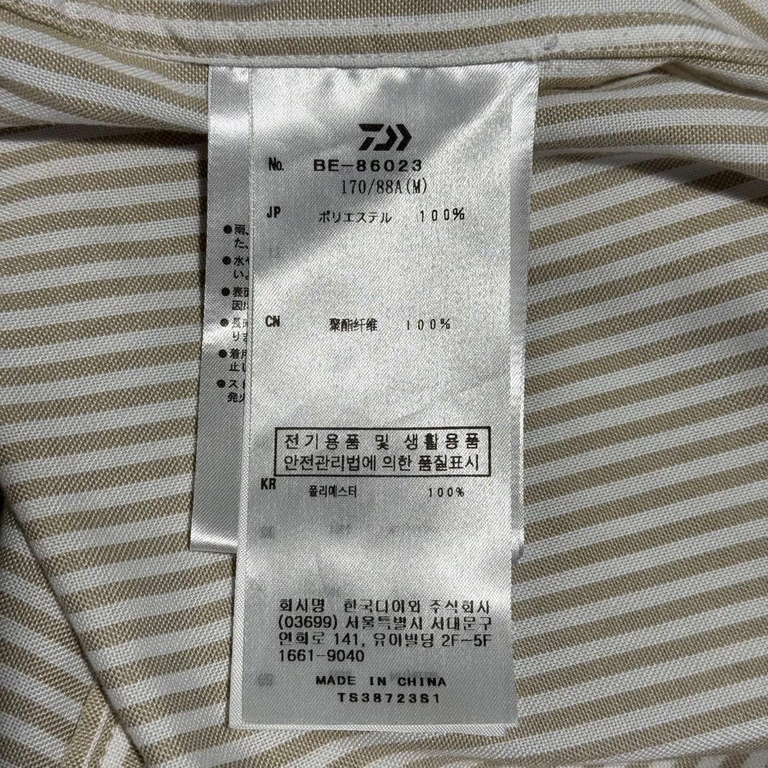 ダイワピア39 TECH BUTTON DOWN SHIRTS STRIPE M