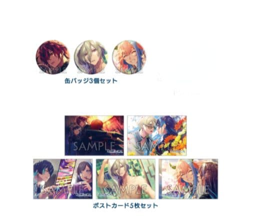 UN:LOGICAL アンロジカル HMV 特典 缶バッジ ポストカード