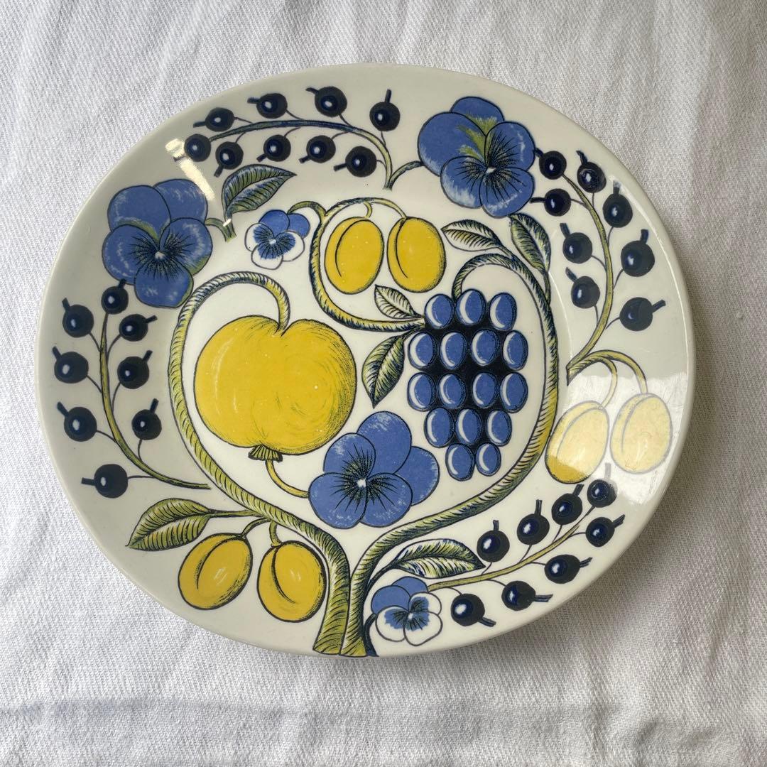 レア！旧カラーロゴ　アラビア　パラティッシ　オーバル 25cm プレート　③