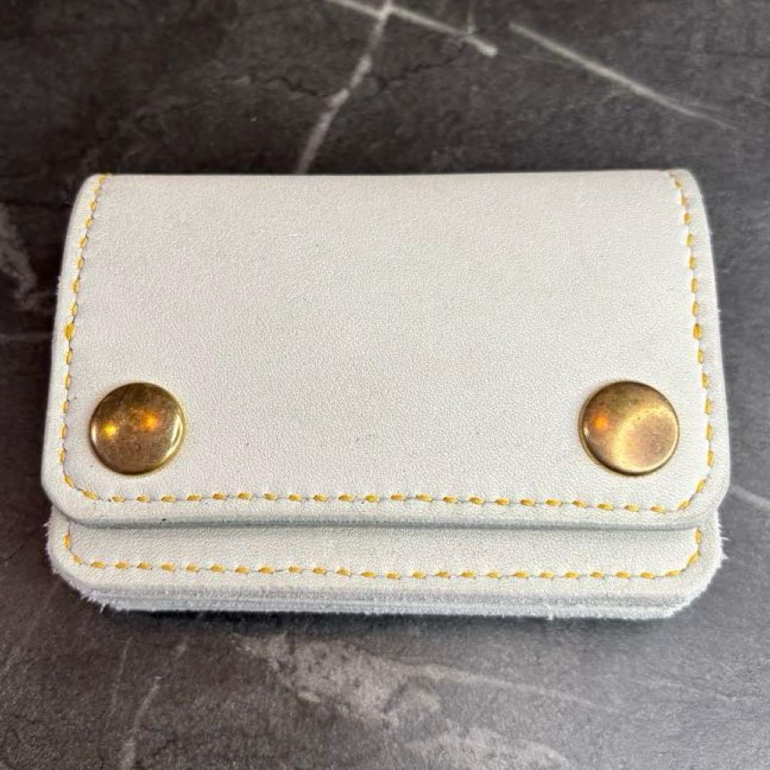 タイダイ　極厚　トラッカーウォレット　ハンドメイド　革財布