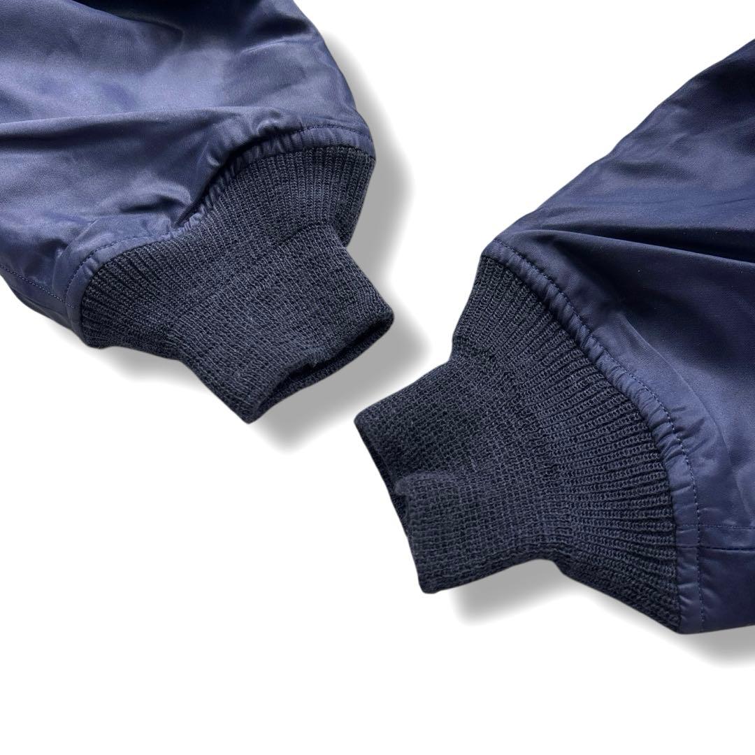 美品 バズリクソンズ L-2A フライト ジャケット ワッペン ネイビー 42