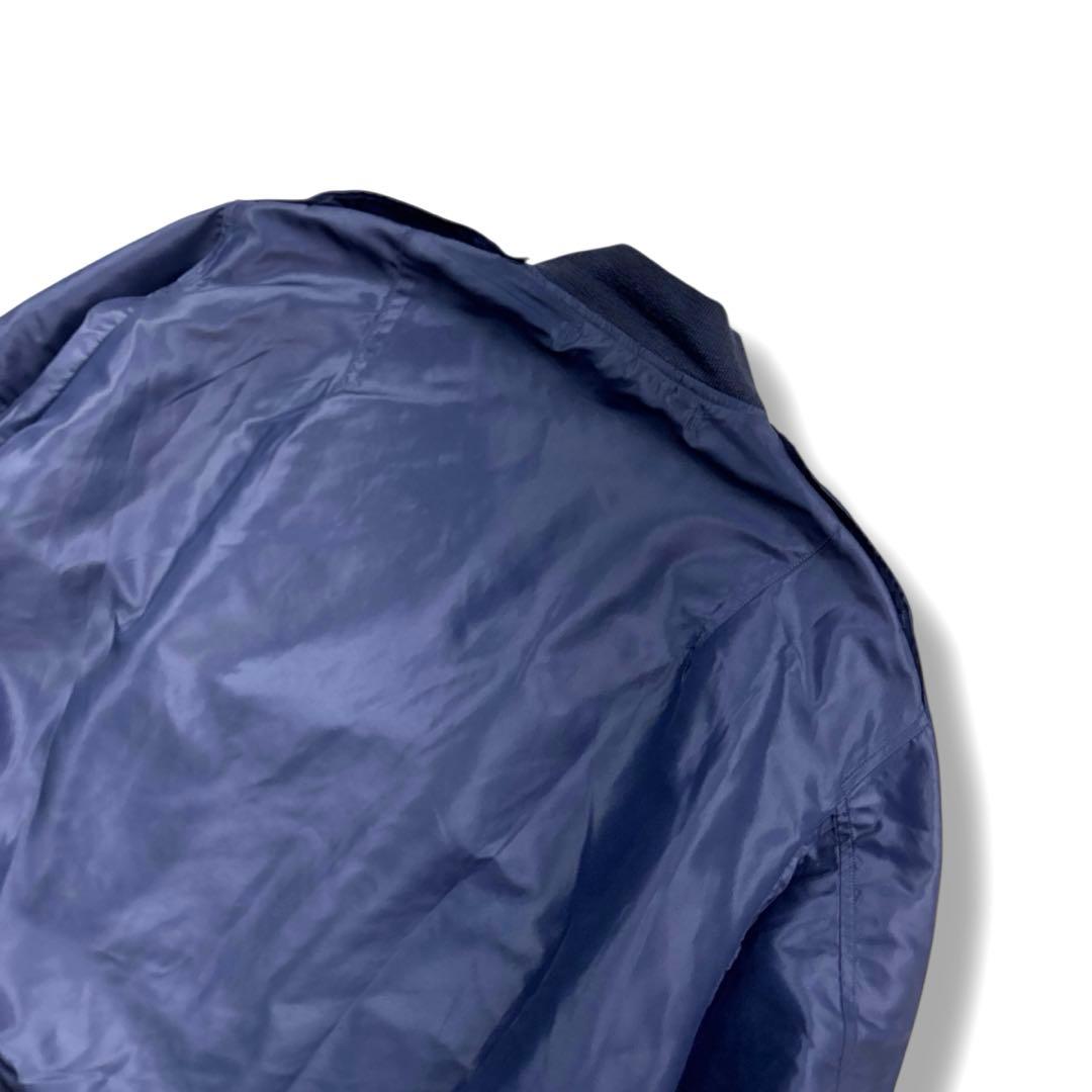 美品 バズリクソンズ L-2A フライト ジャケット ワッペン ネイビー 42