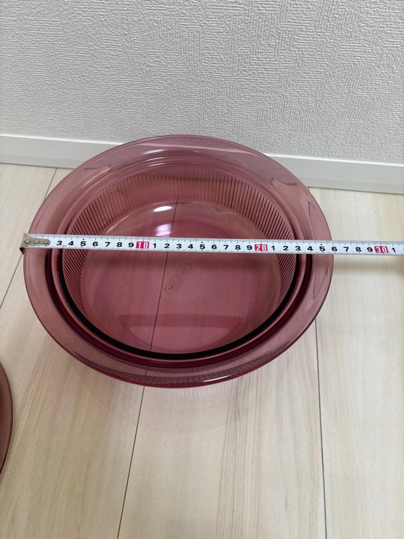 VISION ビジョン 昭和レトロ パイレックス USA　ガラス製　耐熱 片手鍋