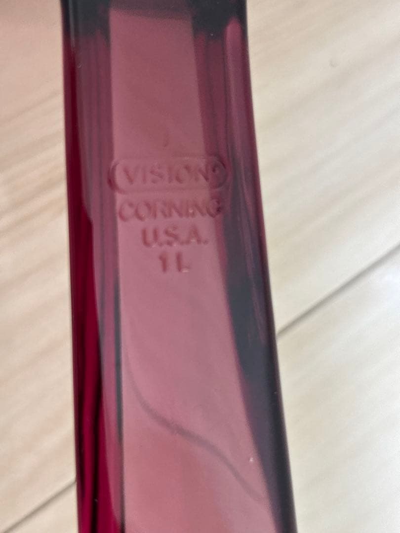 VISION ビジョン 昭和レトロ パイレックス USA　ガラス製　耐熱 片手鍋