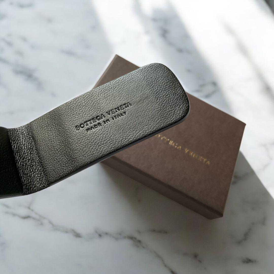 【BOTTEGA VENETA】ボッテガヴェネタ　マネークリップ　正規品ブラック