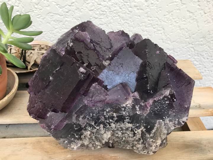 ★お値下げ中★ 特大！！5kg超フローライト原石　人気の蛍石　美品・レア物です♪