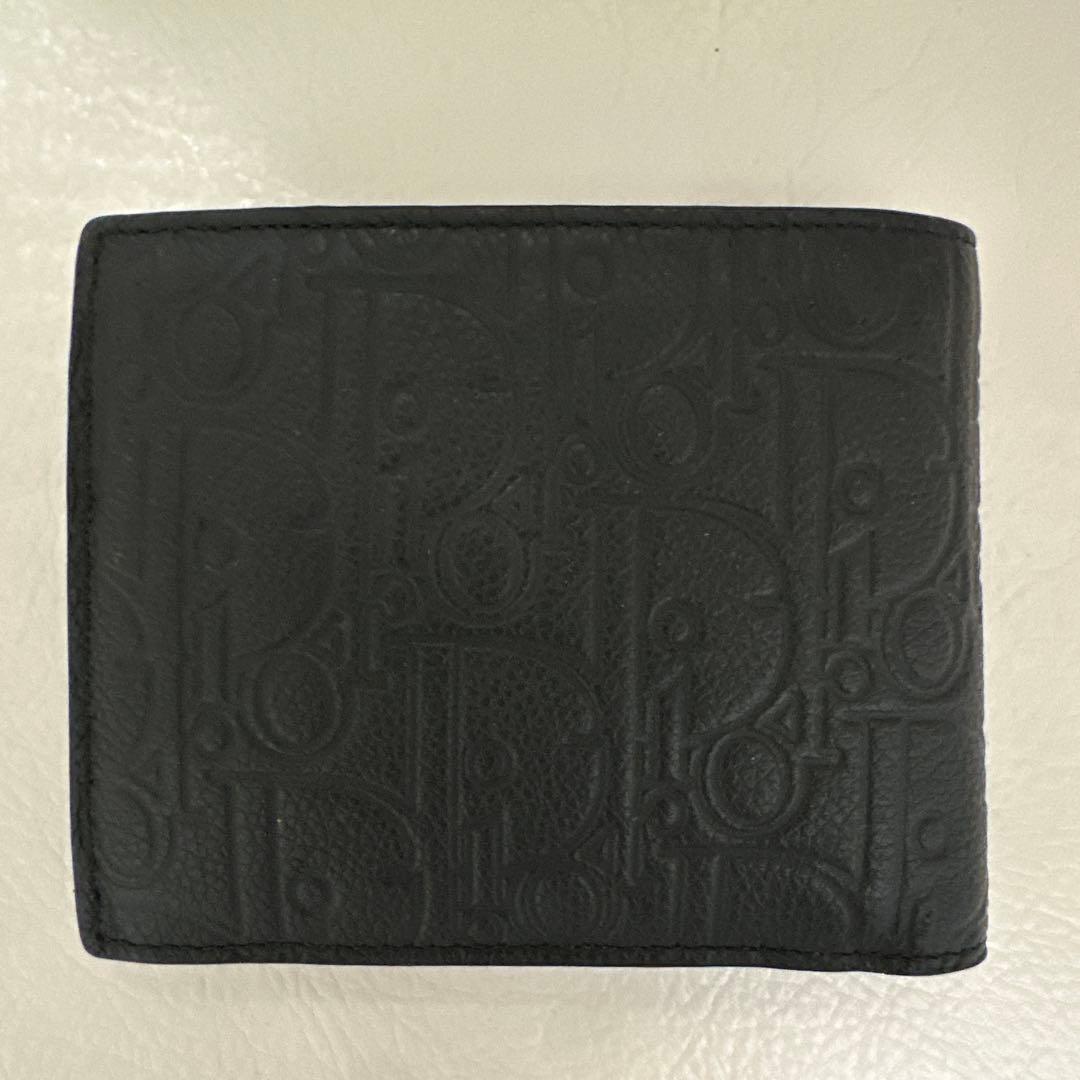 Dior ブラック 二つ折り財布箱付き