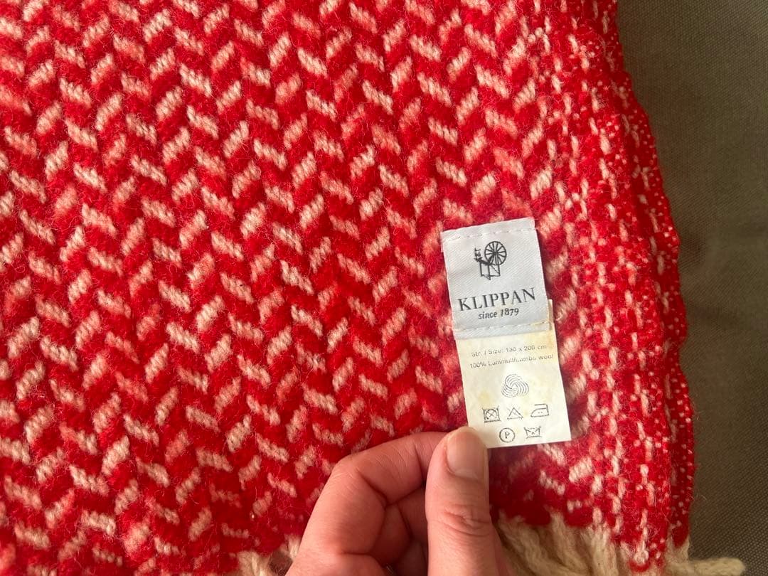 KLIPPAN クリッパン 毛布 ブランケット　ポルカ