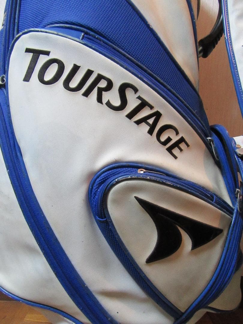 ★☆★ブリヂストン★ツアーステージ★3点式★ツアーバック★白/青★☆★