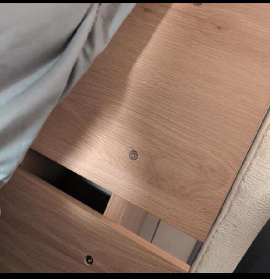 【引取限定】LOWYA すのこベッド　セミシングル　シャビーナチュラル