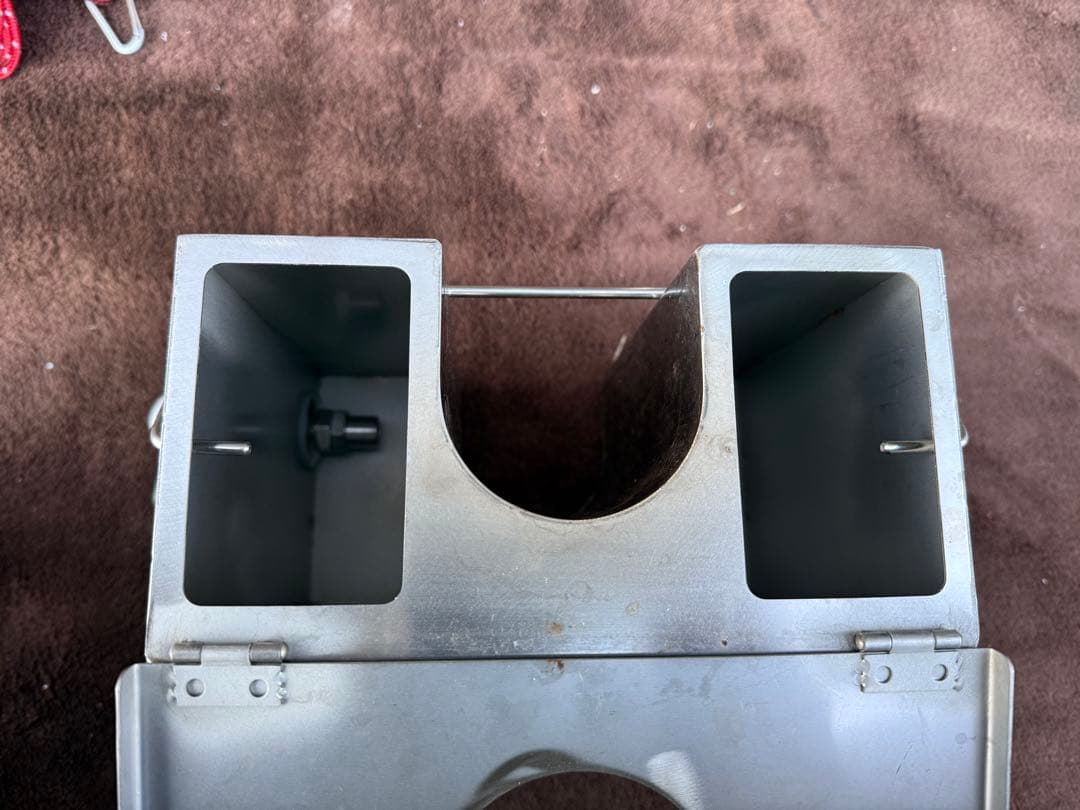 AR　テンマクデザイン　ウッドストーブ　サイドビュー　Mサイズ