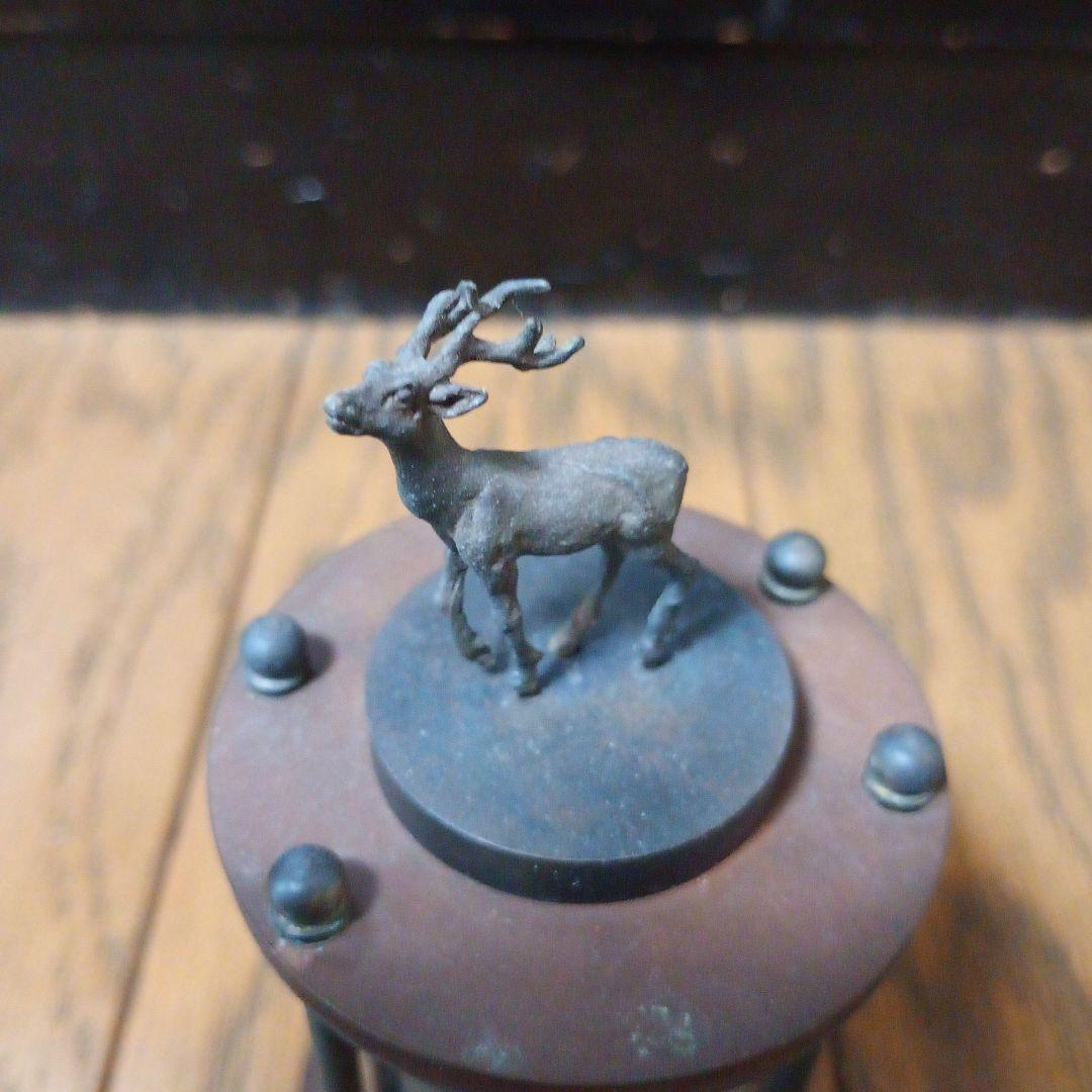 オメガ　置時計　ガラスケース　稼働品　アンティーク