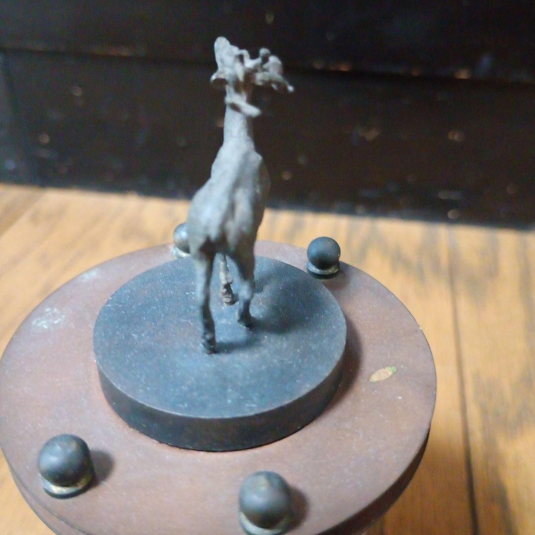 オメガ　置時計　ガラスケース　稼働品　アンティーク