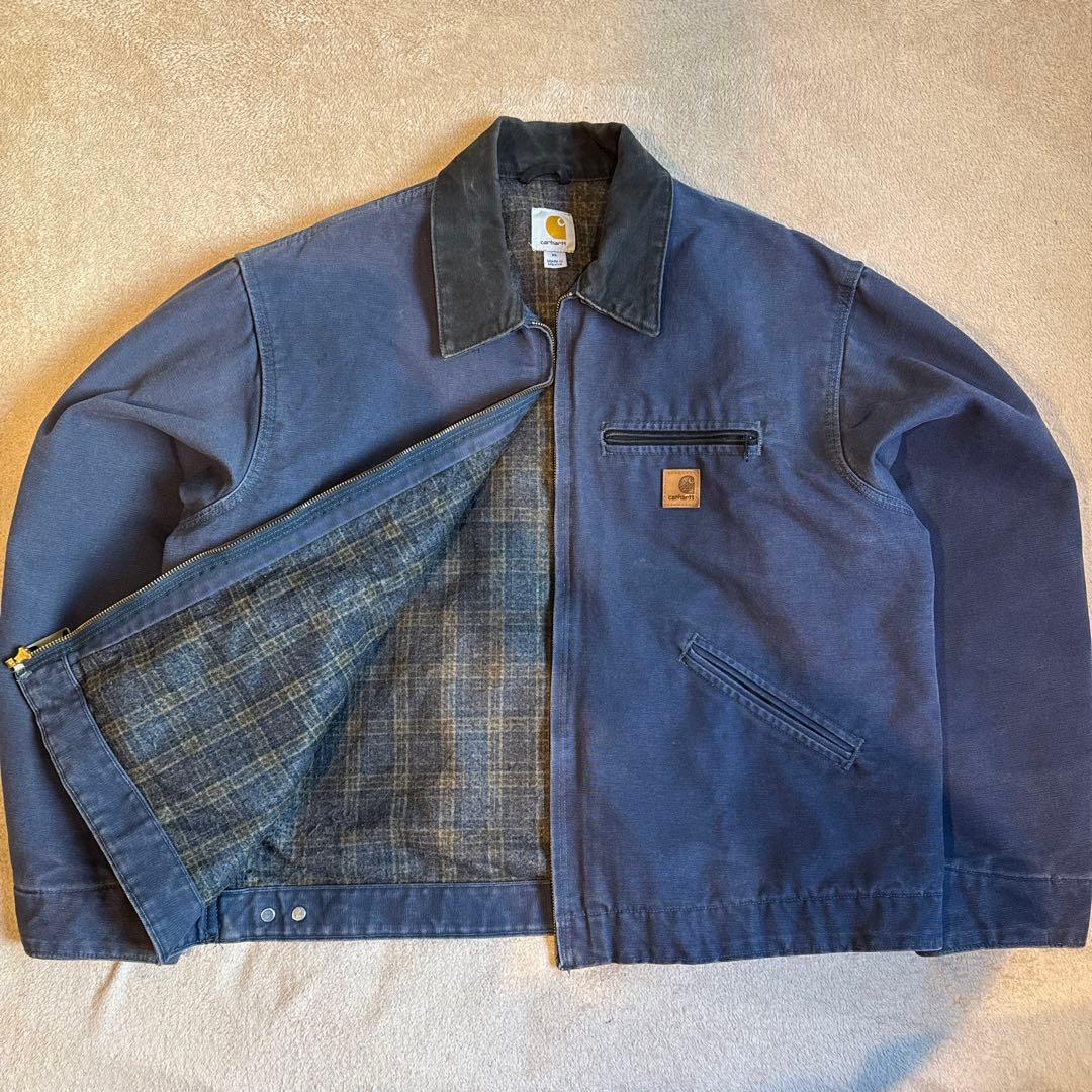カーハートデトロイトジャケットJ97 DPB レアカラー
