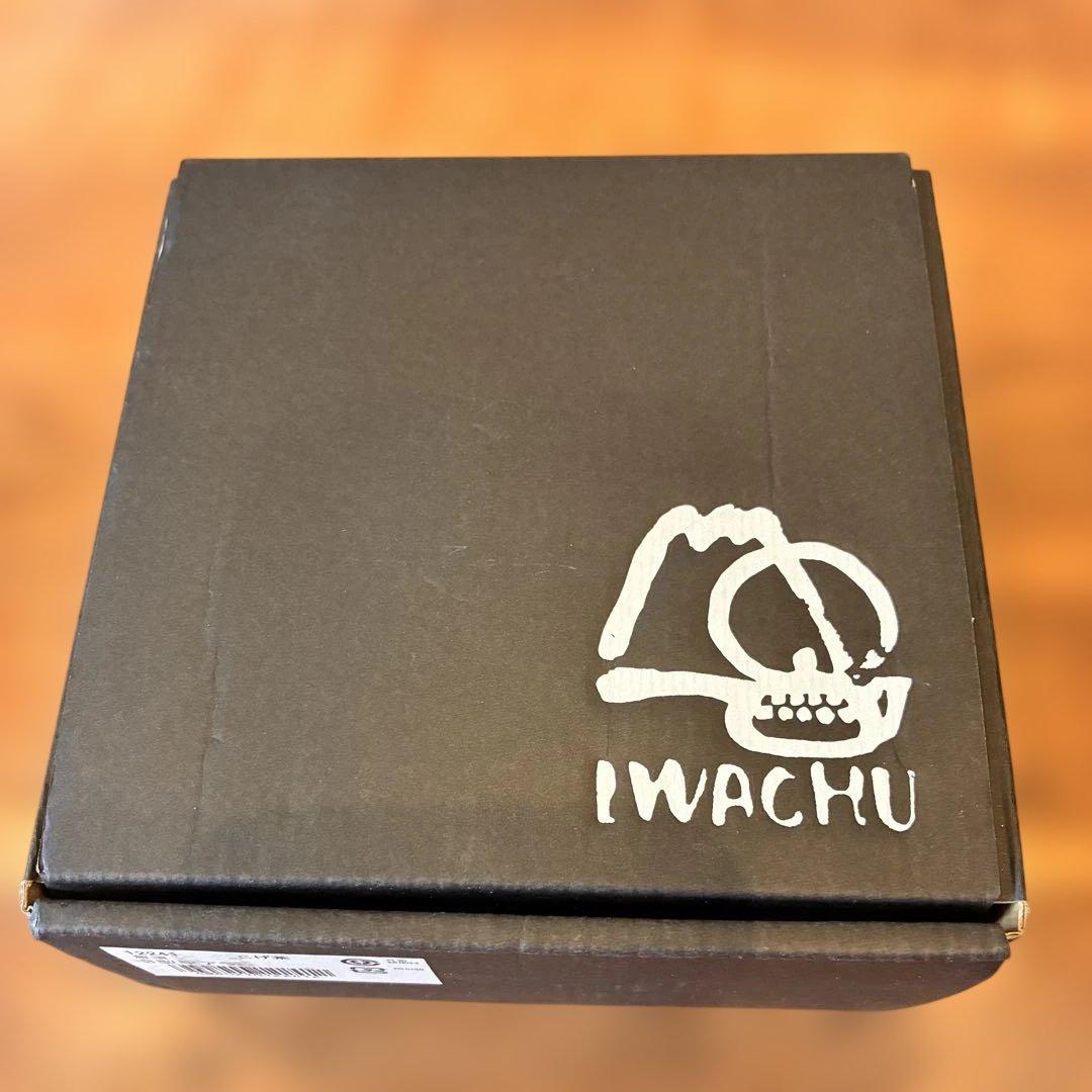 新品✨岩鋳 Iwachu急須平アラレこげ茶0.35L 釜敷サクラ大南部鉄器人気