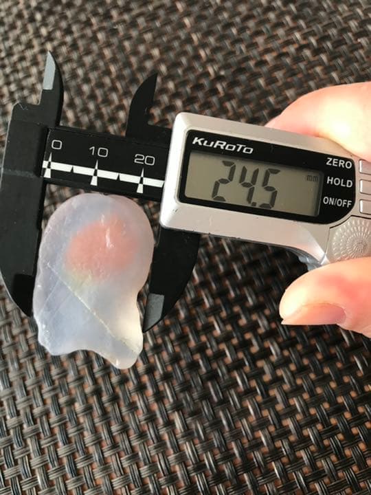 ゴビ石−435 ゴビ瑪瑙　原石　ツートンカラー ピンク&イエロー