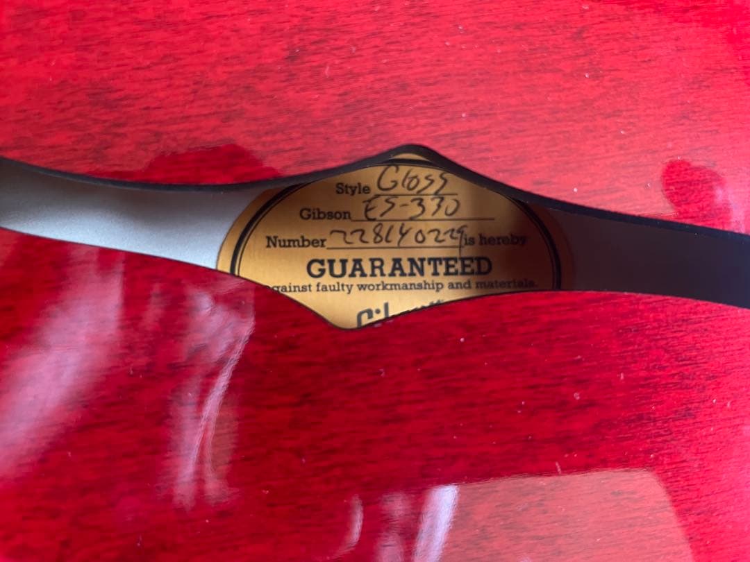 【とも様】 Gibson ES-330 2024年製
