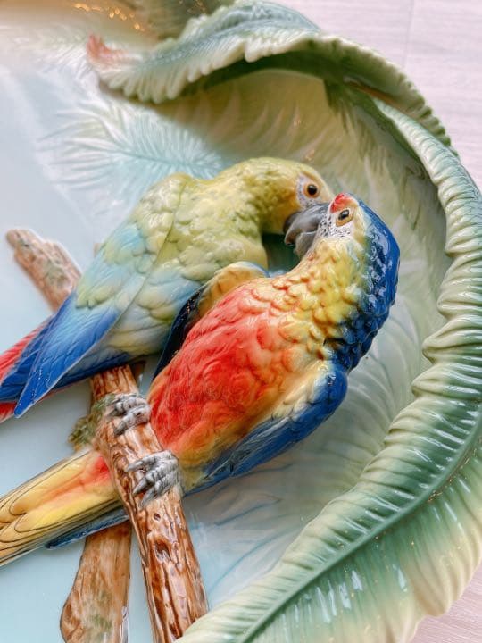 フランツコレクション　FRANZ オウムの大皿　国内未発売