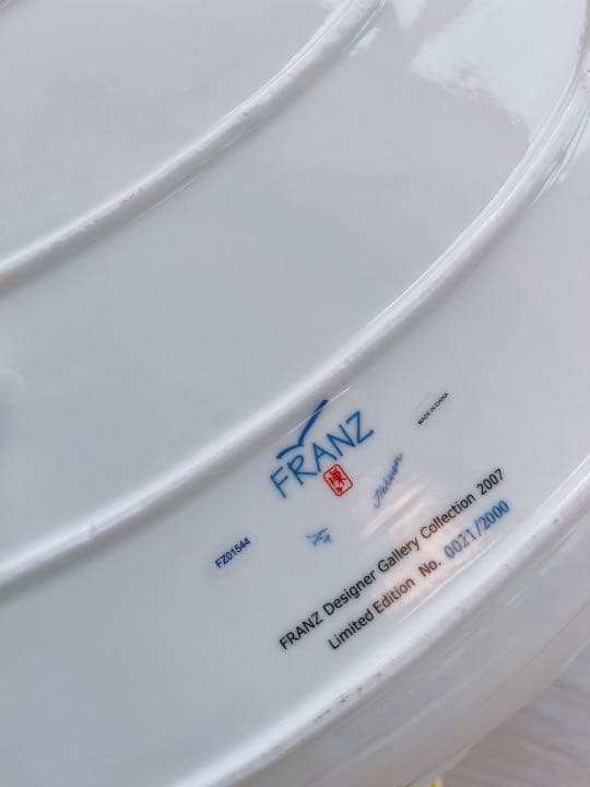 フランツコレクション　FRANZ オウムの大皿　国内未発売