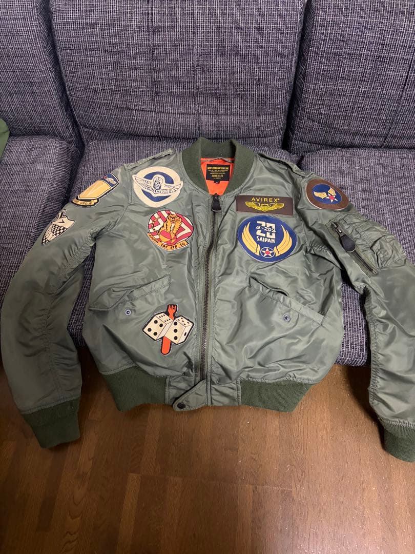 Ｌ2B MA-1 フライトジャケット セージグリーン