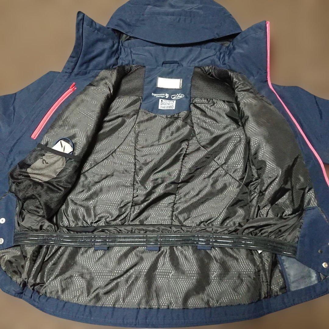 送料無料【PHENIX】ネイビースキーウェア上下まとめ M/L