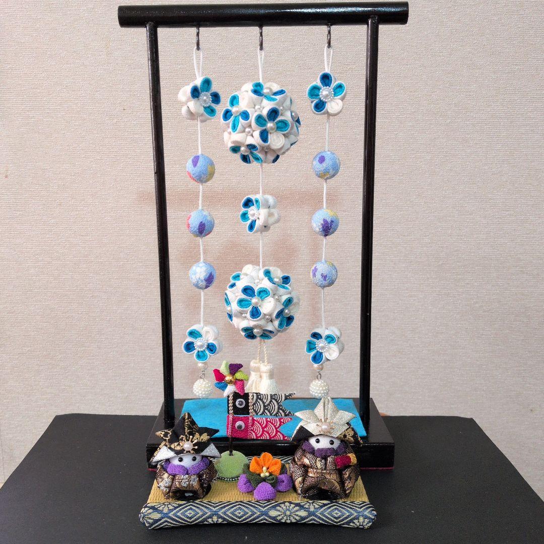 つまみ細工 吊るし飾りと端午の節句飾りセット