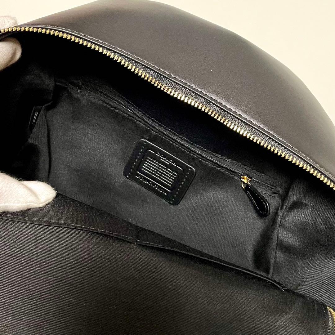 新品　COACH リュック　ブラウン　　シグネチャー柄 F58314