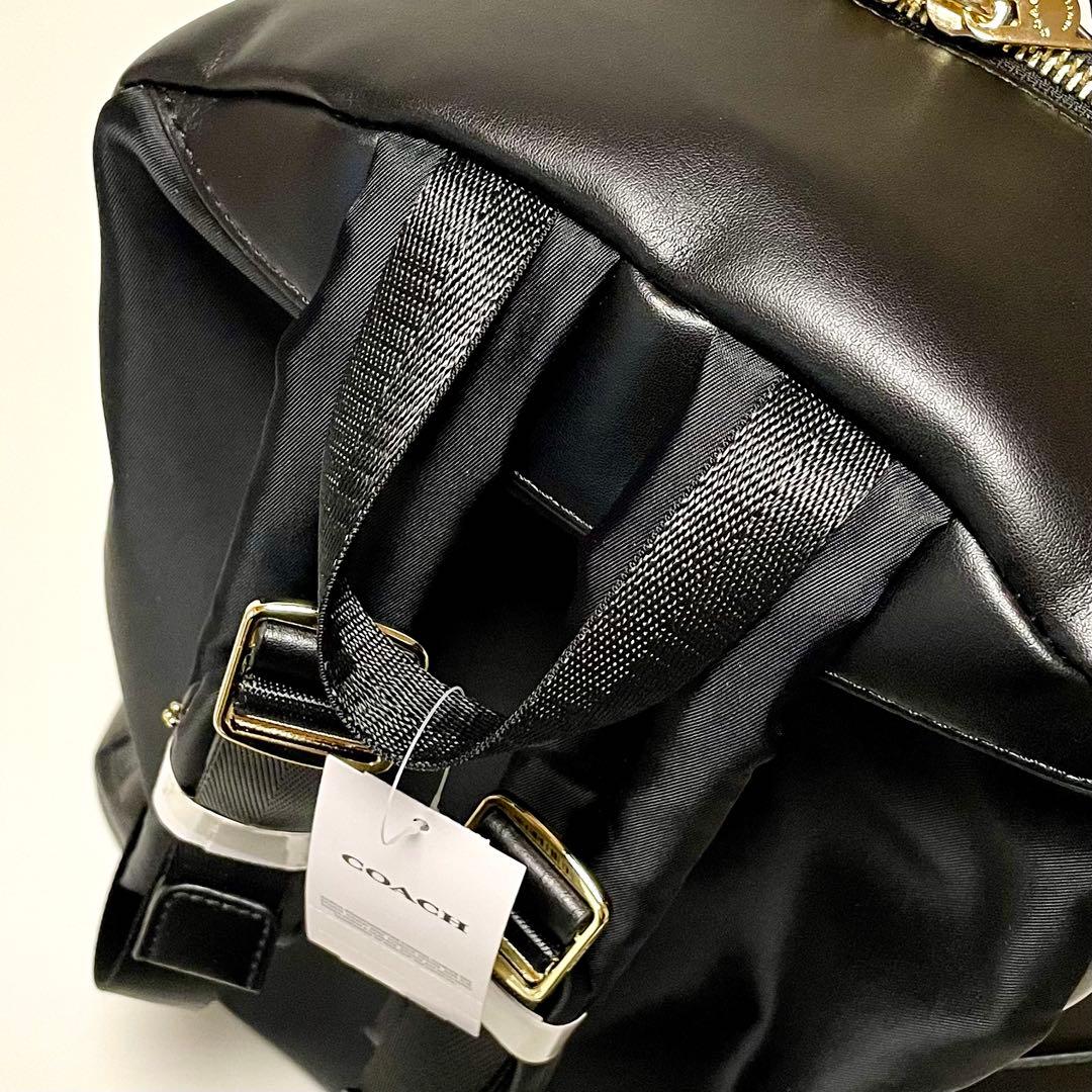 新品　COACH リュック　ブラウン　　シグネチャー柄 F58314