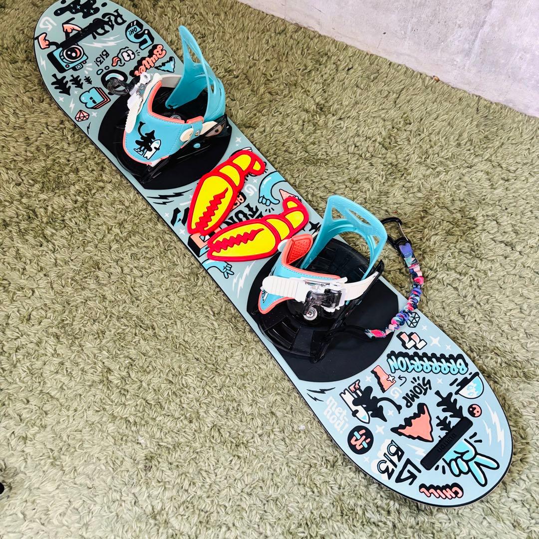【ジュニア・キッズ】BURTON スノーボード5点セット 100cm 付属品多数