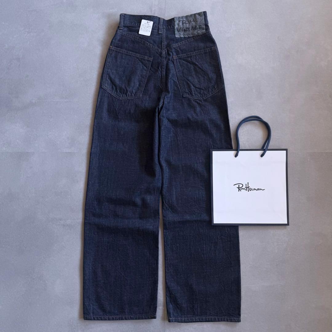 【未使用／2024✨️】RH オーガニックコットン　デニムパンツ　インディゴ