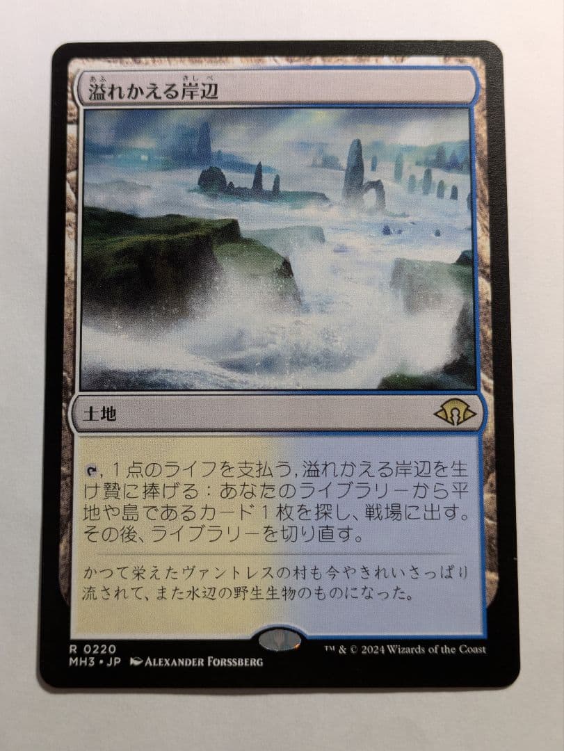 MTG 溢れかえる岸辺 旧枠foil 通常版 二枚セット日本語版