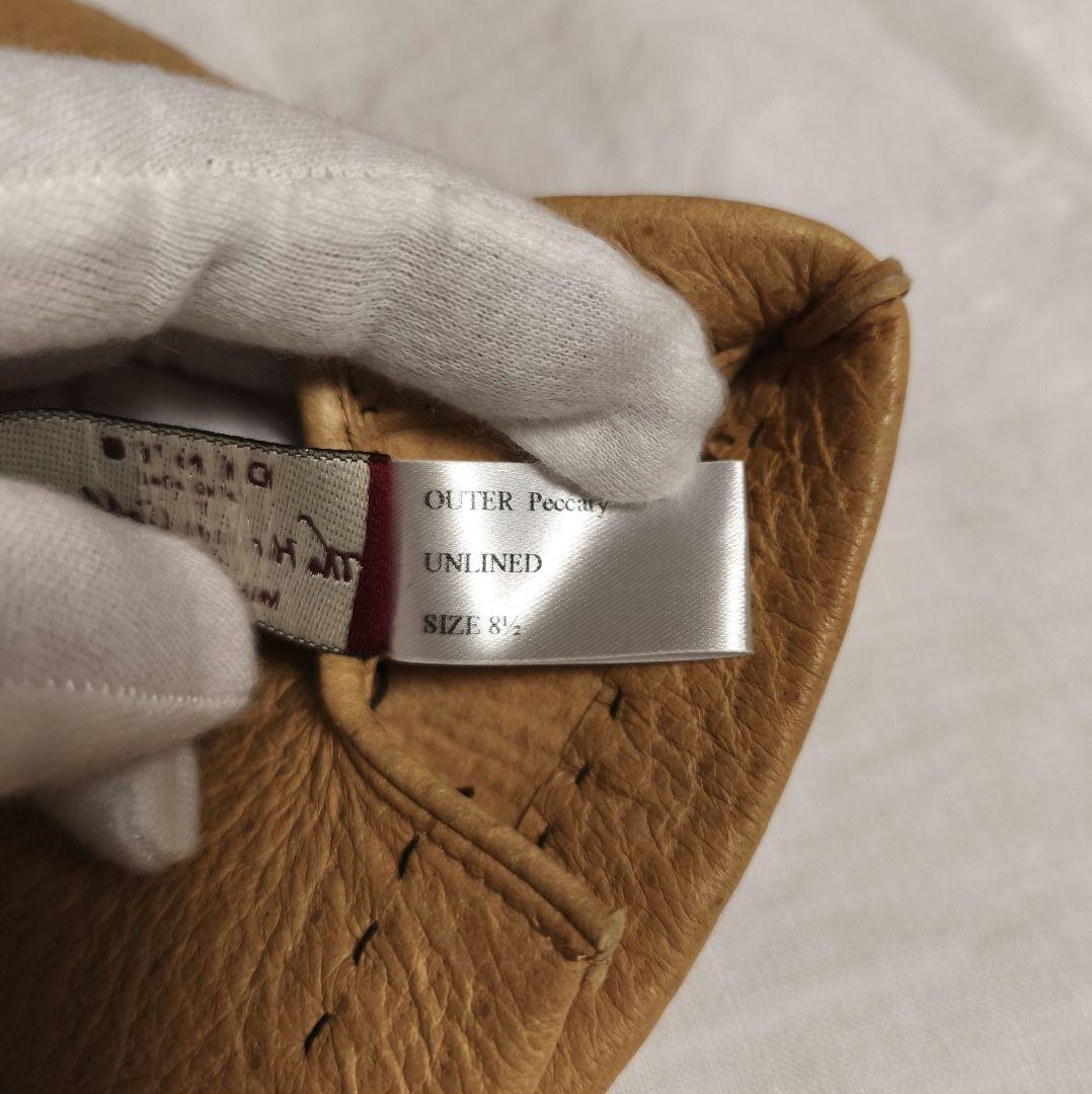 【新品未使用】DENTS ペッカリーグローブ（裏地なし） デンツ