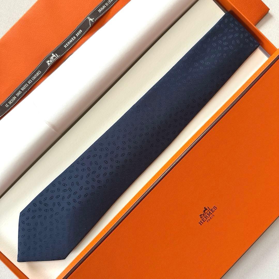 専用出品です。　エルメス ネクタイ H織りタイ《ファソネ・マイヨン》新品 未使用