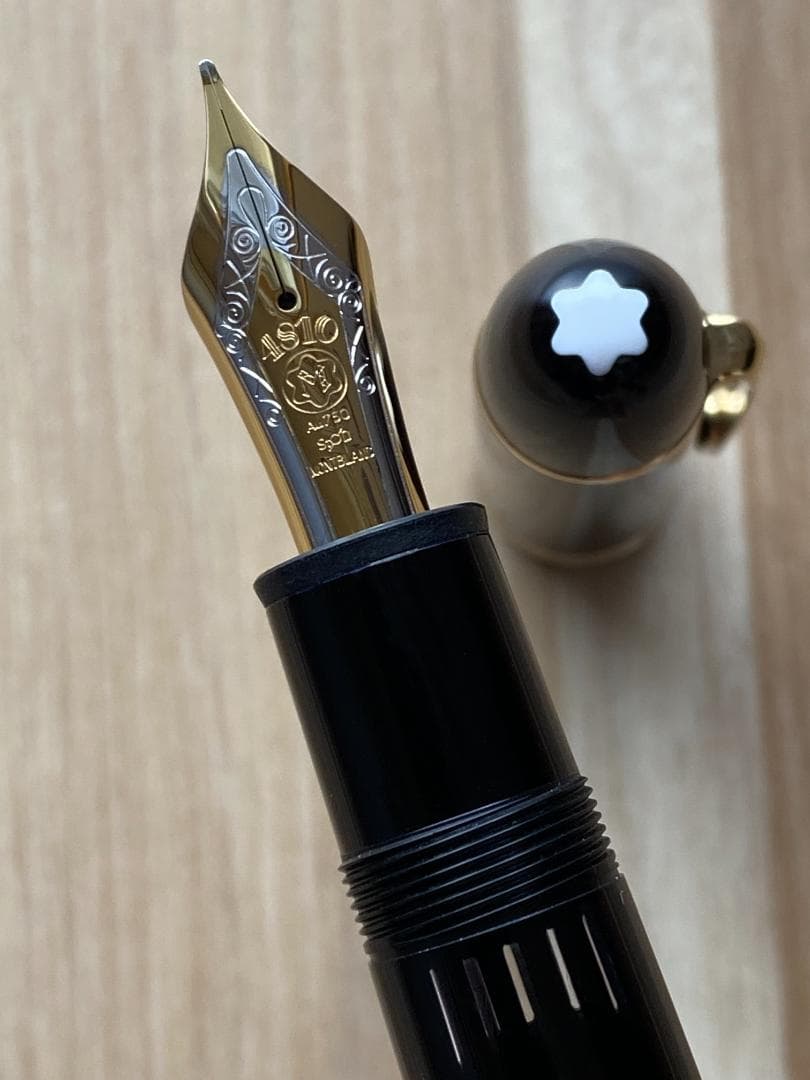 超美品　現行品 モンブラン 149 18K 中字 Au750 吸入式 万年筆