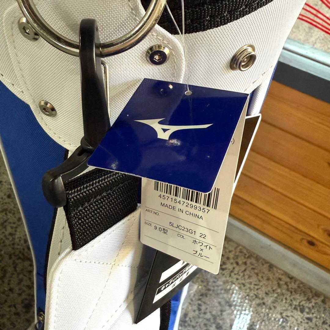 新品未使用タグ付き‼️【ミズノ】9.0型47インチ対応軽量設計ゴルフキャディバッグ
