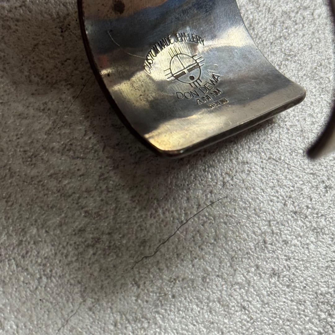 インディアン ジュエリー DON DEWA スピナー サンフェイス バングル