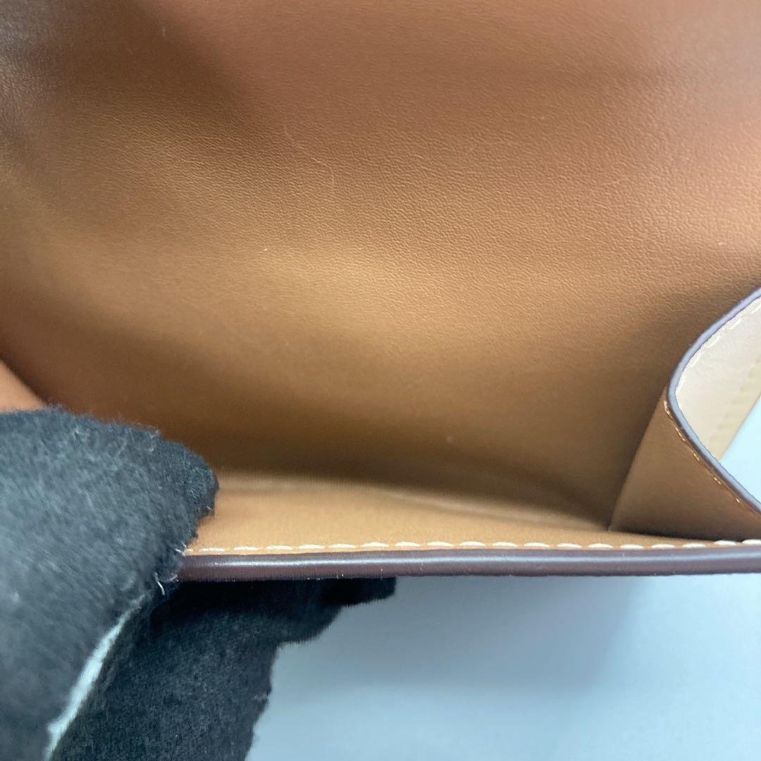 値下げ　未使用 COACH コーチ 三つ折財布 シグネチャー　ミニ ウォレット