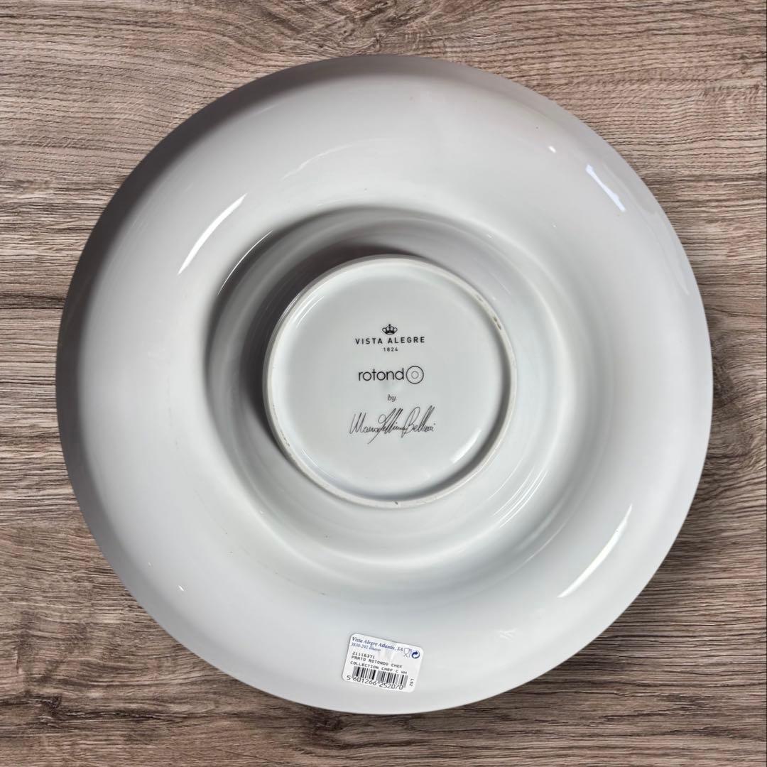 [5枚セット] Vista Alegre シェフコレクション ロトンドプレート