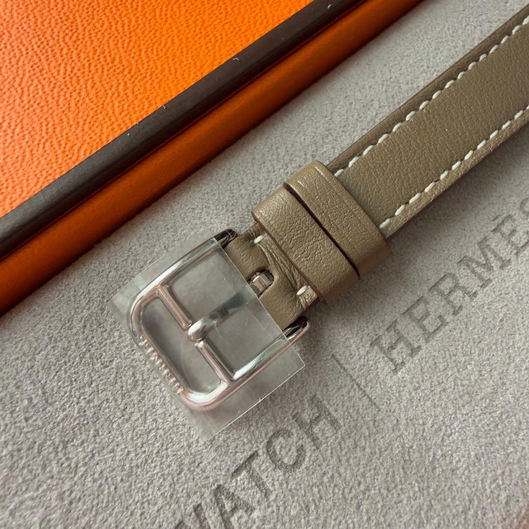 3003 未使用　Apple Watch エルメス　エトゥープ　二重　レザー