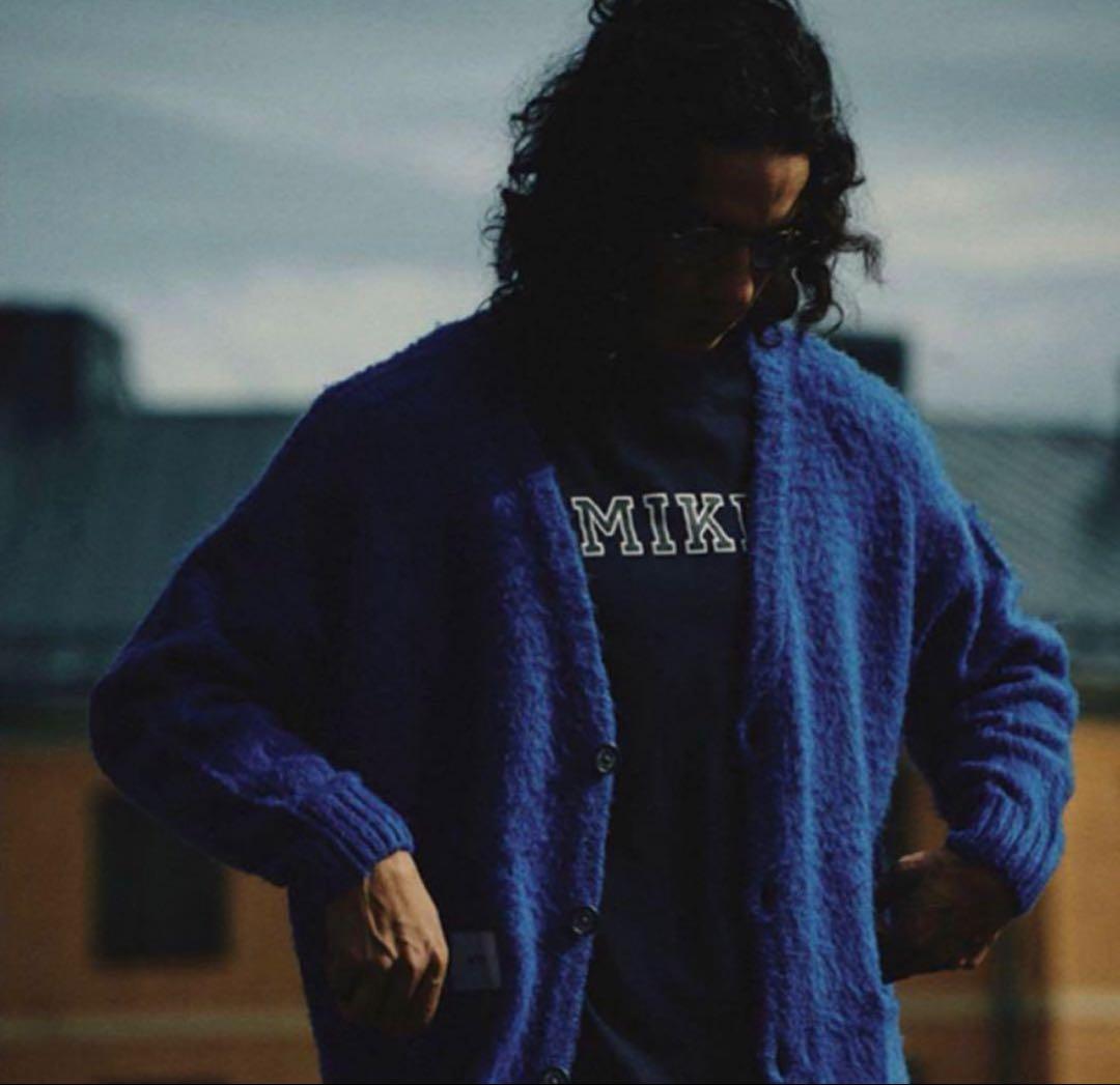 トップス WTAPS PALMER / SWEATER / ACRYLIC BLUE M