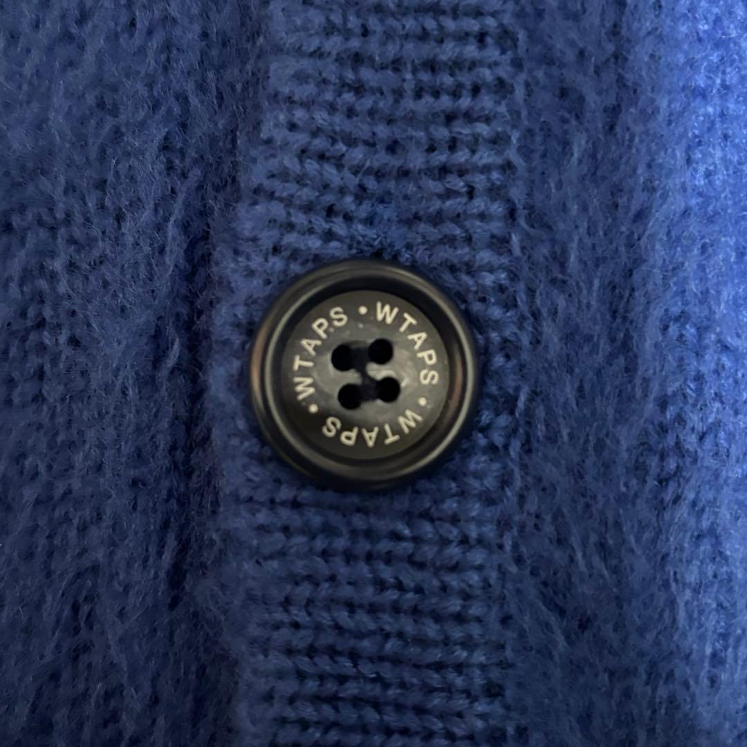 トップス WTAPS PALMER / SWEATER / ACRYLIC BLUE M