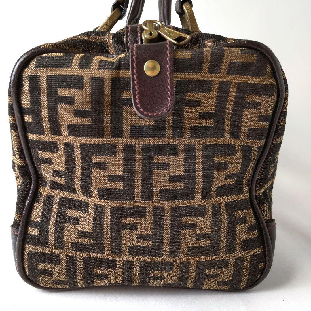 FENDI フェンディ ミニボストンバッグ ズッカ柄 ヴィンテージ