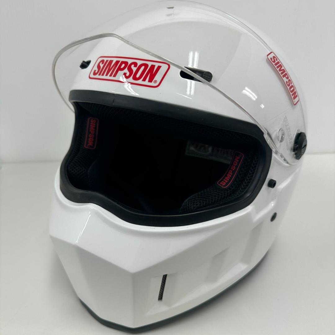 SIMPSON シンプソン ホワイト スーパーバンディット フルフェイス
