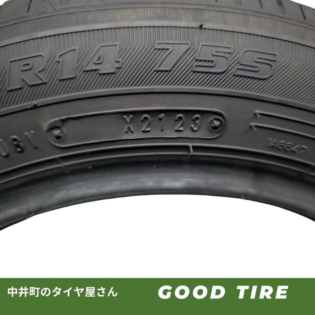 （7349）155/65R14 ブリヂストン NEWNO 2023年製 8分山